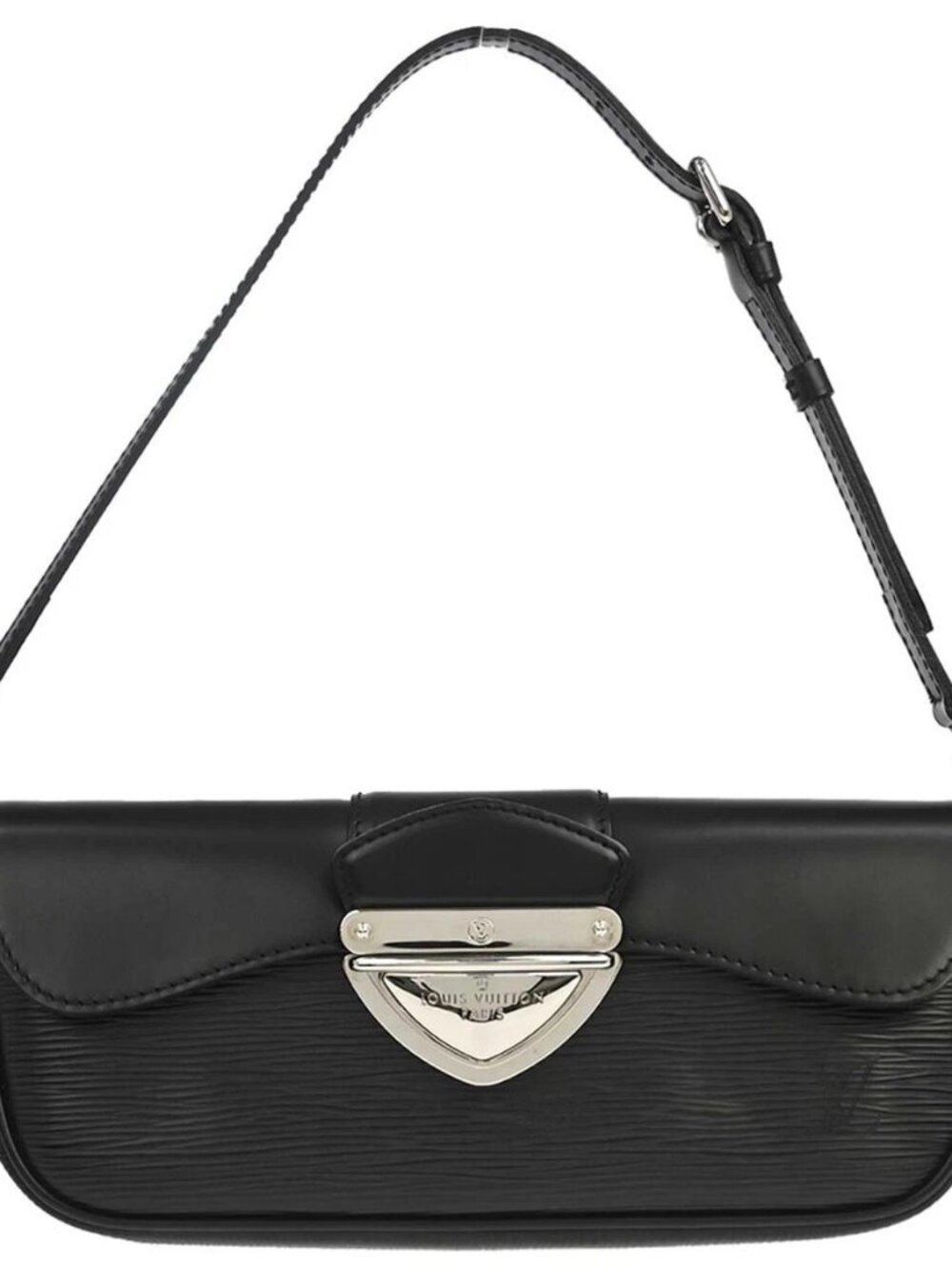 Louis Vuitton Black Epi Pochette Montaigne Handbag M59292